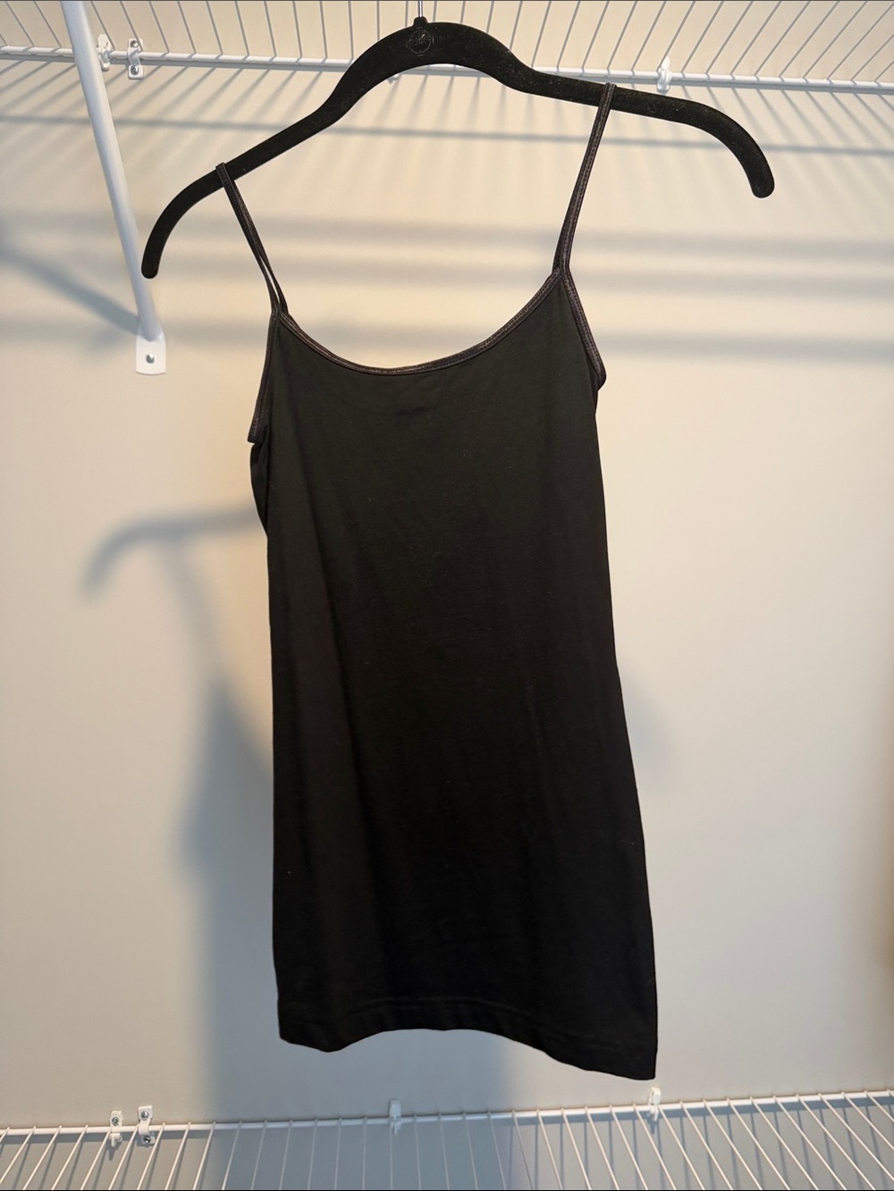 bp Black Spaghetti Strap Tank Top